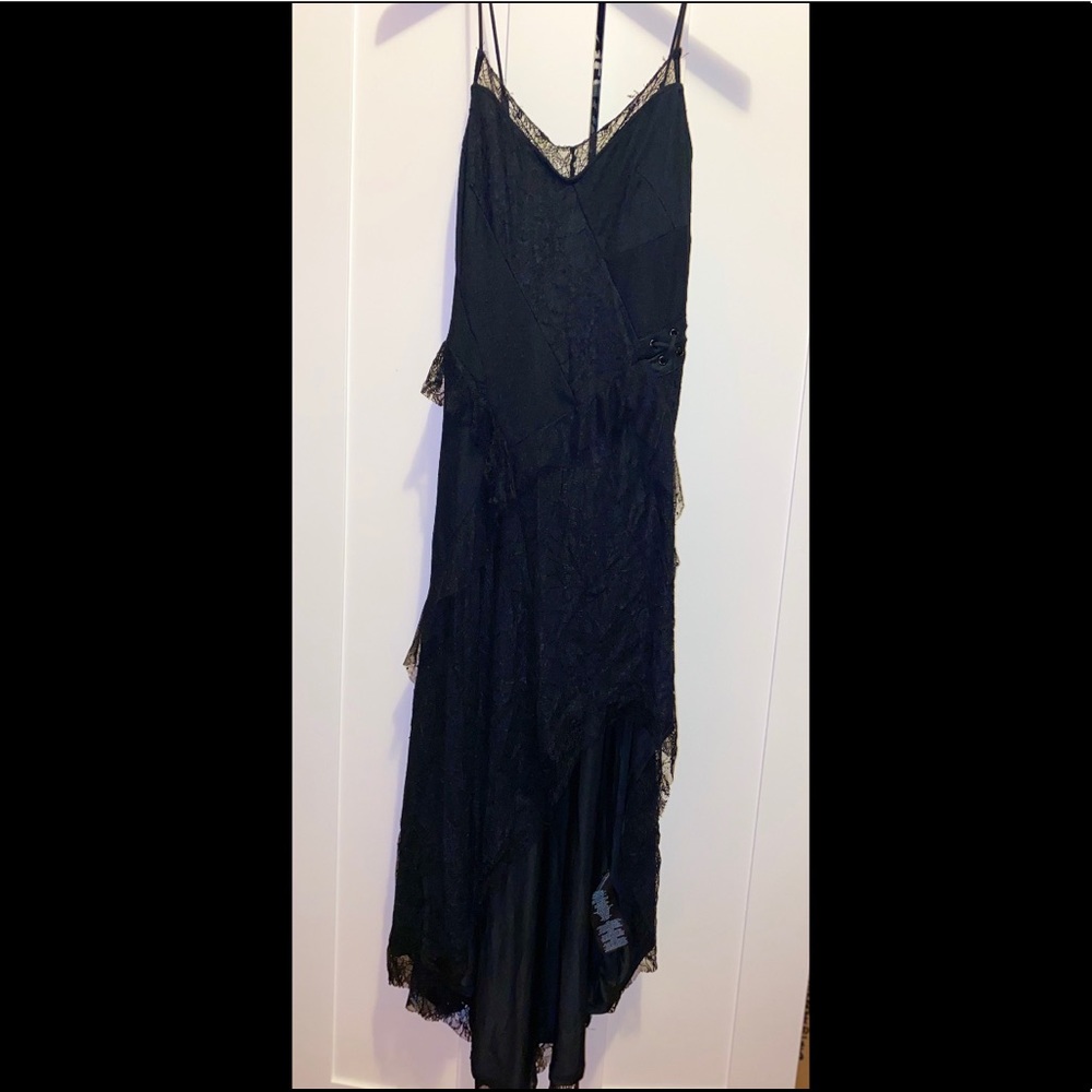 Black Guess dress multi-pattern